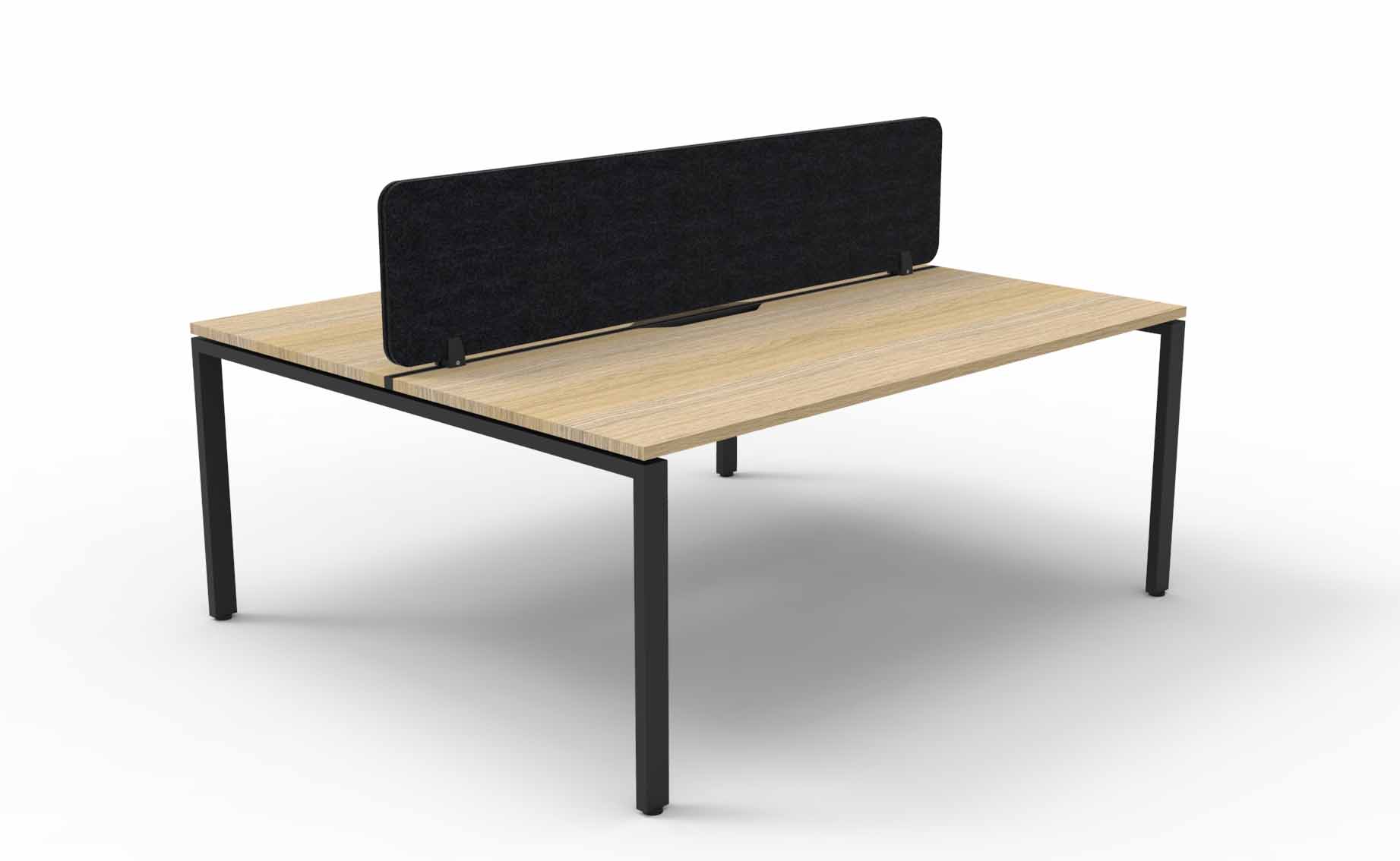 Profile 2 Person Double Sided Workstation - with Eco Screen